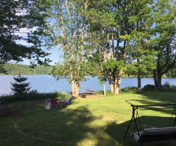 View of Lake from Front Deck